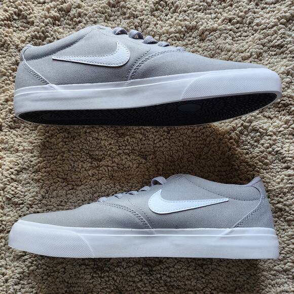 Nike Charge Solarsoft SB Wolf Grey White Brand New Sz 9 - Picture 3 of 10